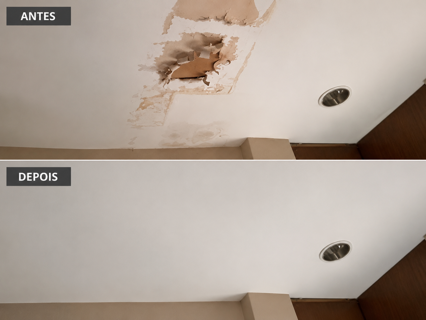 Antes e depois - Reparo 3