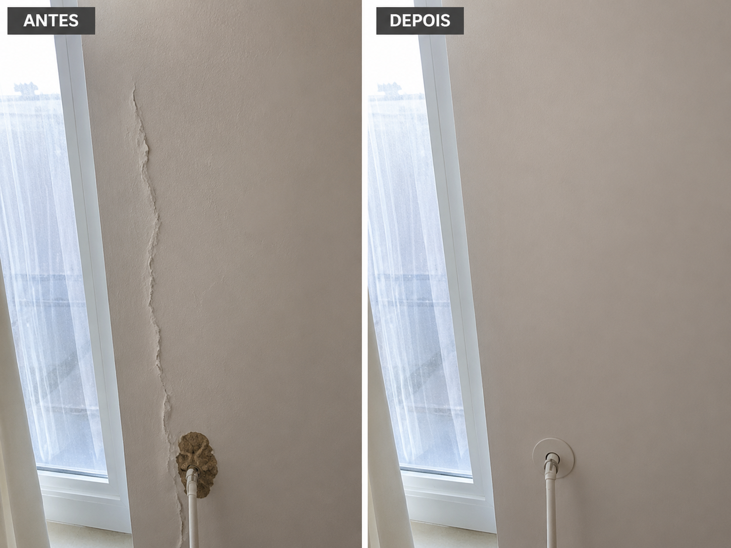 Antes e depois - Reparo 4