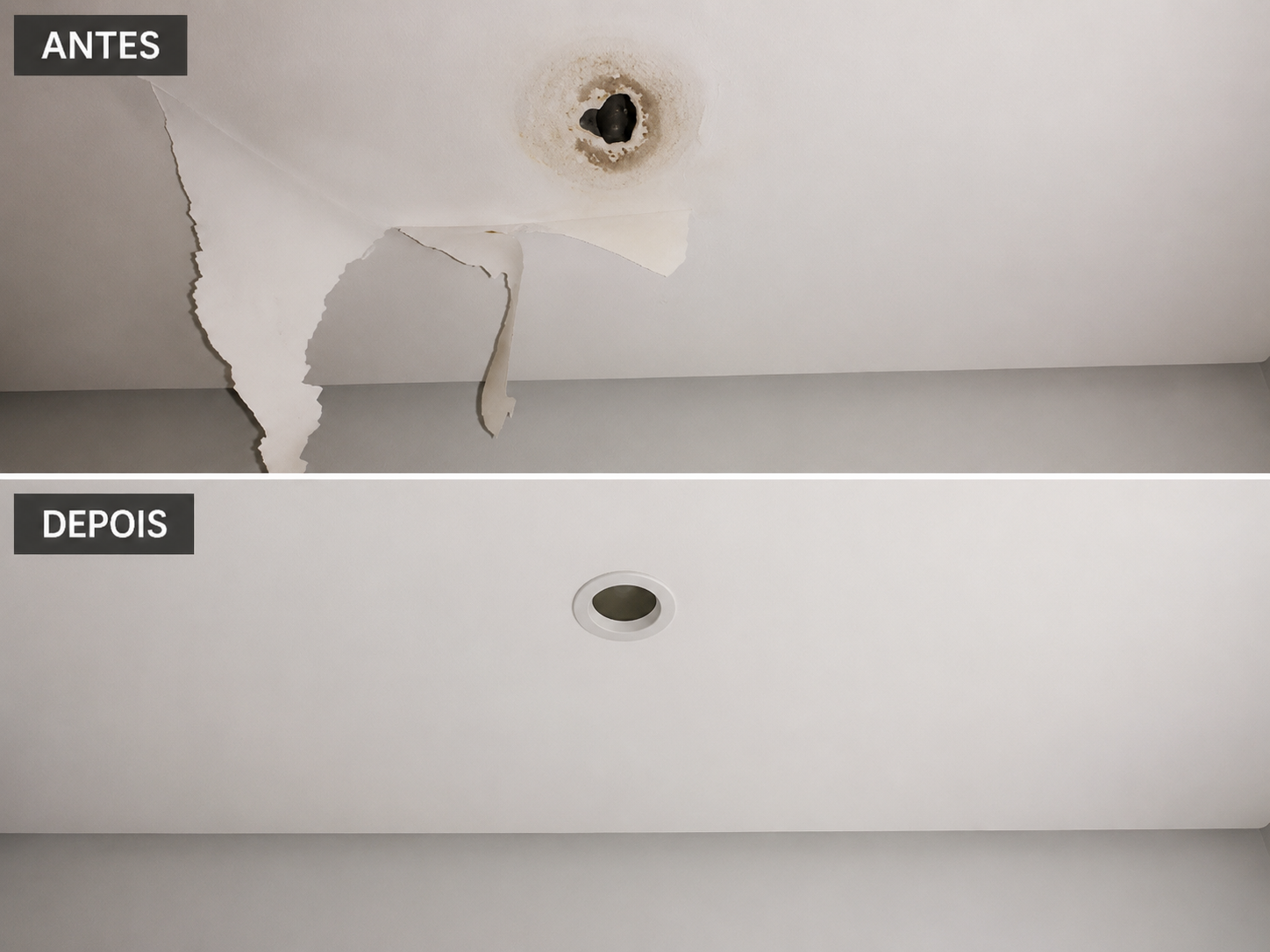 Antes e depois - Reparo 6