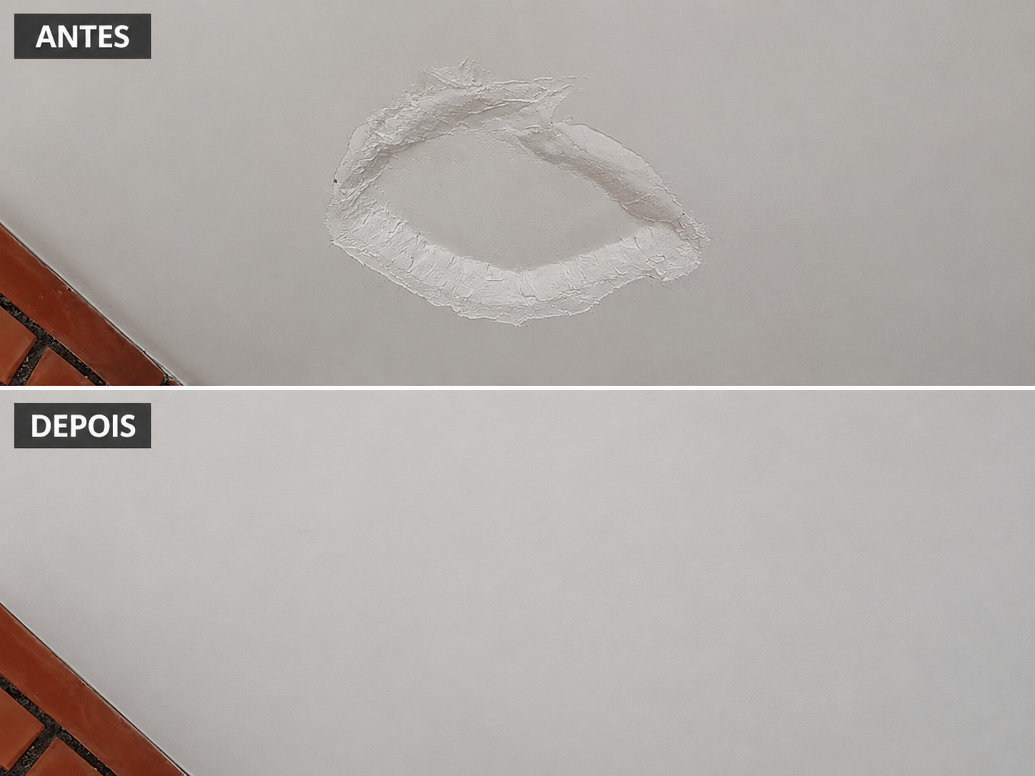 Antes e depois - Reparo 7